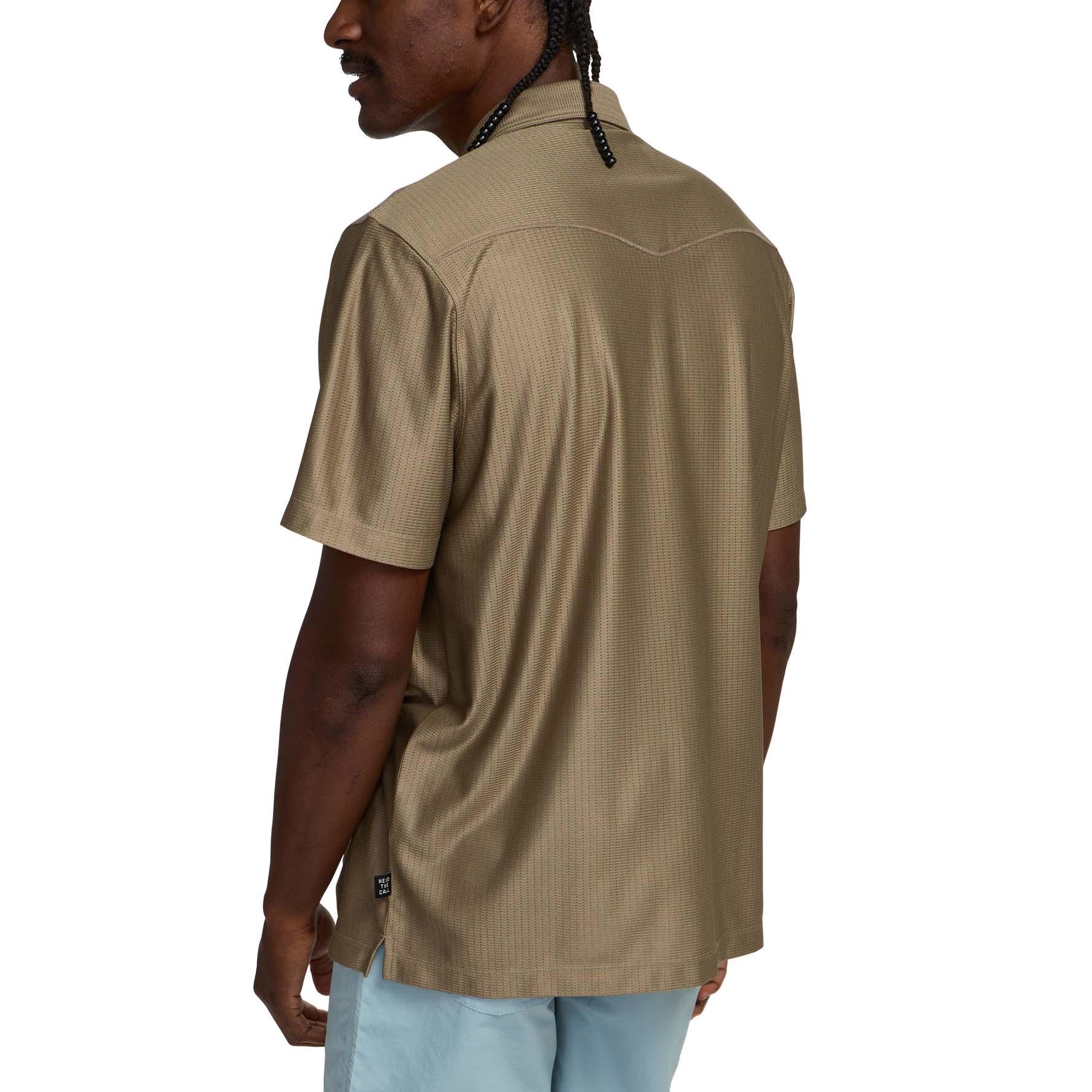 Howler Brothers Ranchero Tech Polo Shirt Men's in Faded Olive